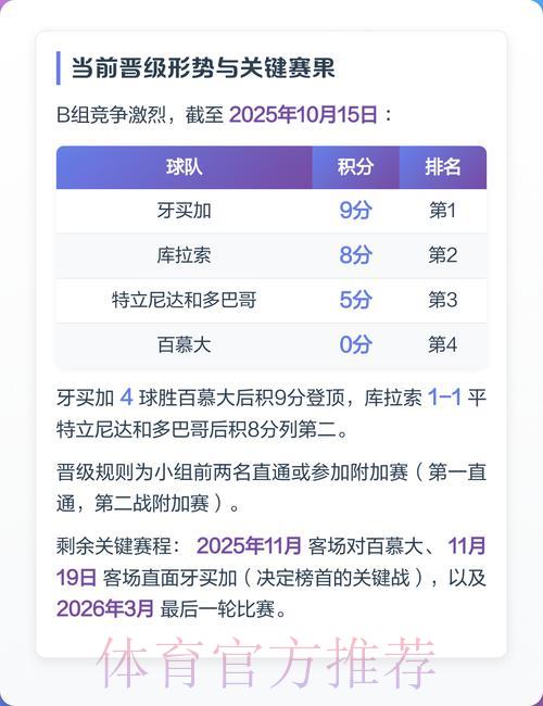 世界杯预选赛赛程全面解析